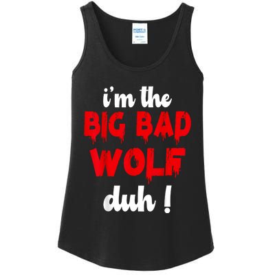 IM The Bad Wolf Duh Costume For Diy Halloween Party Ladies Essential Tank