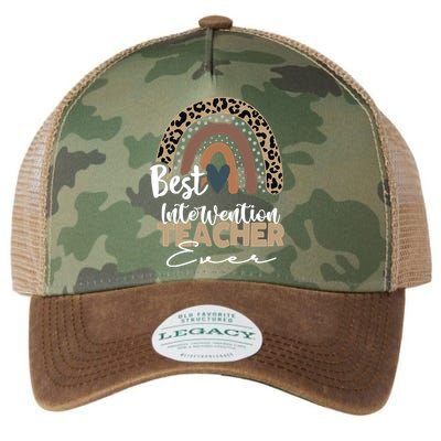 Intervention Teacher Boho Rainbow Teacher Appreciation Gift Legacy Tie Dye Trucker Hat