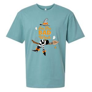 Im The Bad Witch Costume Halloween Matching Group Sueded Cloud Jersey T-Shirt