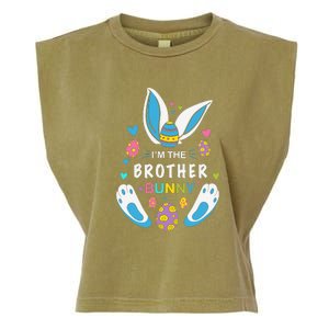 I’m The Brother Bunny Matching Family Easter Day Gift Garment-Dyed Women's Muscle Tee