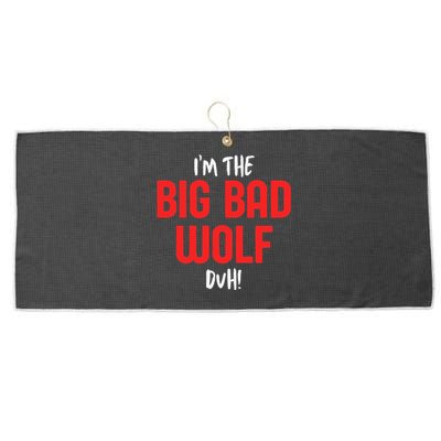 IM The Bad Wolf Duh For Diy Halloween Party Large Microfiber Waffle Golf Towel