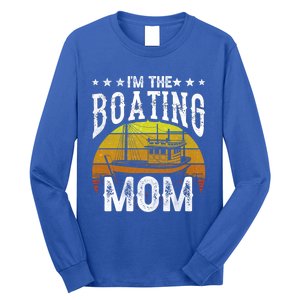 I'm The Boating Mom Yacht Captain Ship Boat Mother Mommy Great Gift Long Sleeve Shirt