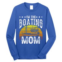 I'm The Boating Mom Yacht Captain Ship Boat Mother Mommy Great Gift Long Sleeve Shirt