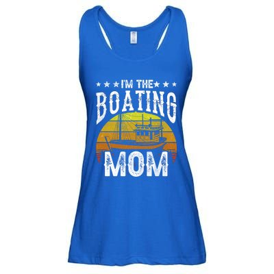 I'm The Boating Mom Yacht Captain Ship Boat Mother Mommy Great Gift Ladies Essential Flowy Tank