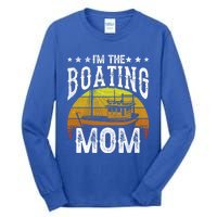 I'm The Boating Mom Yacht Captain Ship Boat Mother Mommy Great Gift Tall Long Sleeve T-Shirt