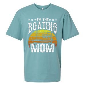 I'm The Boating Mom Yacht Captain Ship Boat Mother Mommy Great Gift Sueded Cloud Jersey T-Shirt