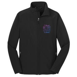 I Teach Bright Transitional Kindergarten Teacher Team Gift Core Soft Shell Jacket