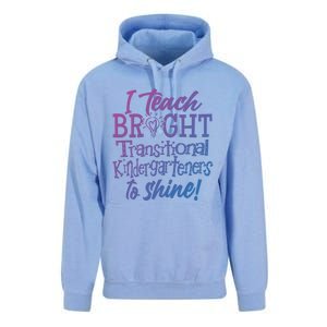 I Teach Bright Transitional Kindergarten Teacher Team Gift Unisex Surf Hoodie