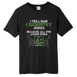 I Tell Bad Jokes Argon Funny Chemistry Joke Tall Fusion ChromaSoft Performance T-Shirt