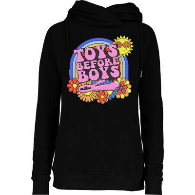 Inappropriate Toys Before Embarassing Adult Humor Womens Funnel Neck Pullover Hood