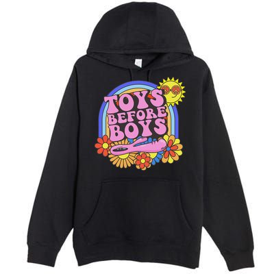 Inappropriate Toys Before Embarassing Adult Humor Premium Pullover Hoodie