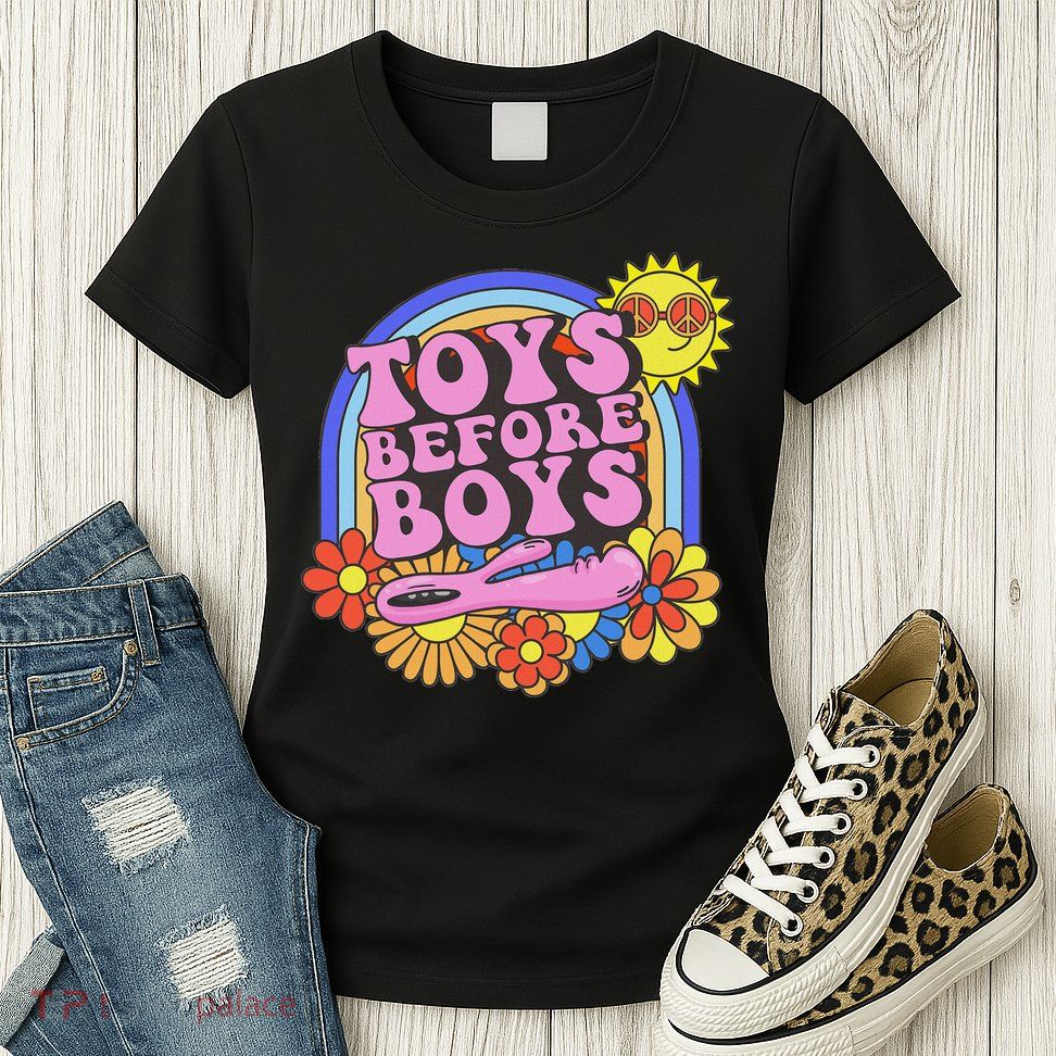 Inappropriate Toys Before Embarassing Adult Humor Womens T-Shirt