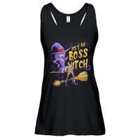 I’M The Boss Witch Halloween Ladies Essential Flowy Tank