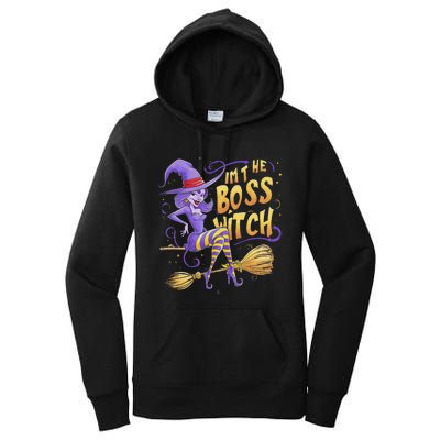 I’M The Boss Witch Halloween Women's Pullover Hoodie