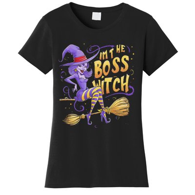 I’M The Boss Witch Halloween Women's T-Shirt