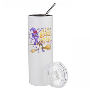 I’M The Boss Witch Halloween Stainless Steel Tumbler