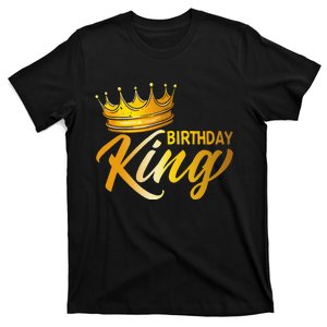 I'm the Birthday King Gold Crown funny birthday T-Shirt