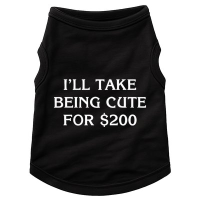 I’Ll Take Being Cute For $200 Doggie Tank