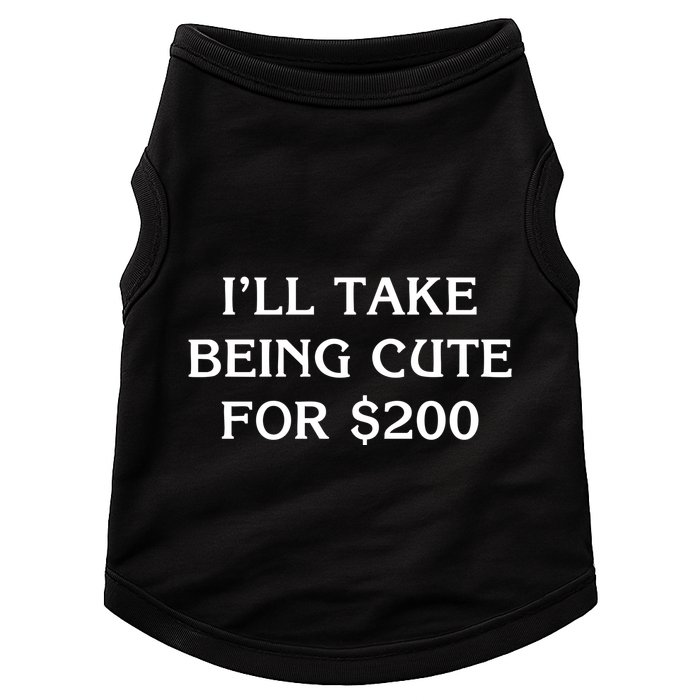 I’Ll Take Being Cute For $200 Doggie Tank