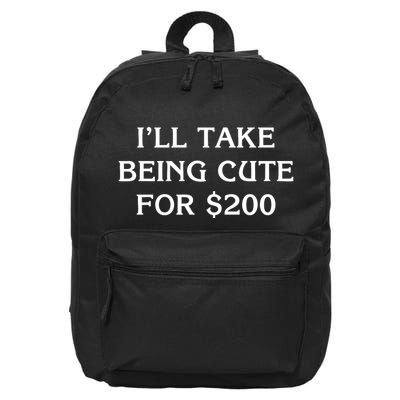 I’Ll Take Being Cute For $200 16 in Basic Backpack