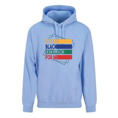 It's The Black Excellence For Me For Black History Month Gift Typoraphy Unisex Surf Hoodie