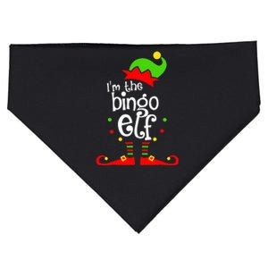 I'm The Bingo Elf Xmas Family Friend Christmas Present  USA-Made Doggie Bandana