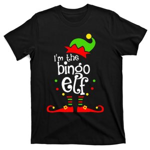 I'm The Bingo Elf Xmas Family Friend Christmas Present  T-Shirt