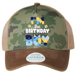 Im The Birthday Boy Dog Family Matching Legacy Tie Dye Trucker Hat