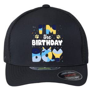 Im The Birthday Boy Dog Family Matching Flexfit Unipanel Trucker Cap