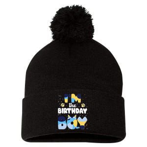 Im The Birthday Boy Dog Family Matching Pom Pom 12in Knit Beanie