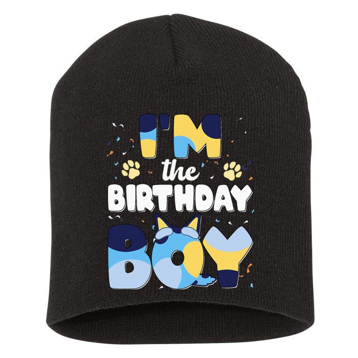 Im The Birthday Boy Dog Family Matching Short Acrylic Beanie