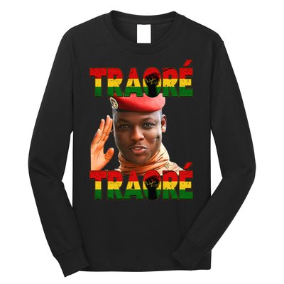 Ibrahim Traoré Burkina Faso Africa Long Sleeve Shirt