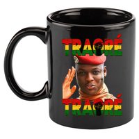 Ibrahim Traoré Burkina Faso Africa 11oz C Handle Ceramic Mug