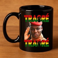 Ibrahim Traoré Burkina Faso Africa 11oz C Handle Ceramic Mug