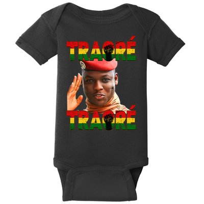 Ibrahim Traoré Burkina Faso Africa Baby Bodysuit