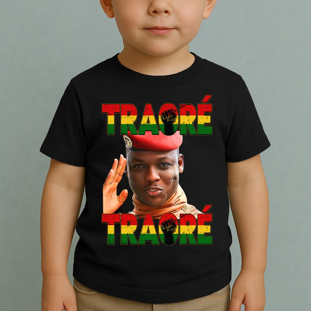 Ibrahim Traoré Burkina Faso Africa Toddler T-Shirt
