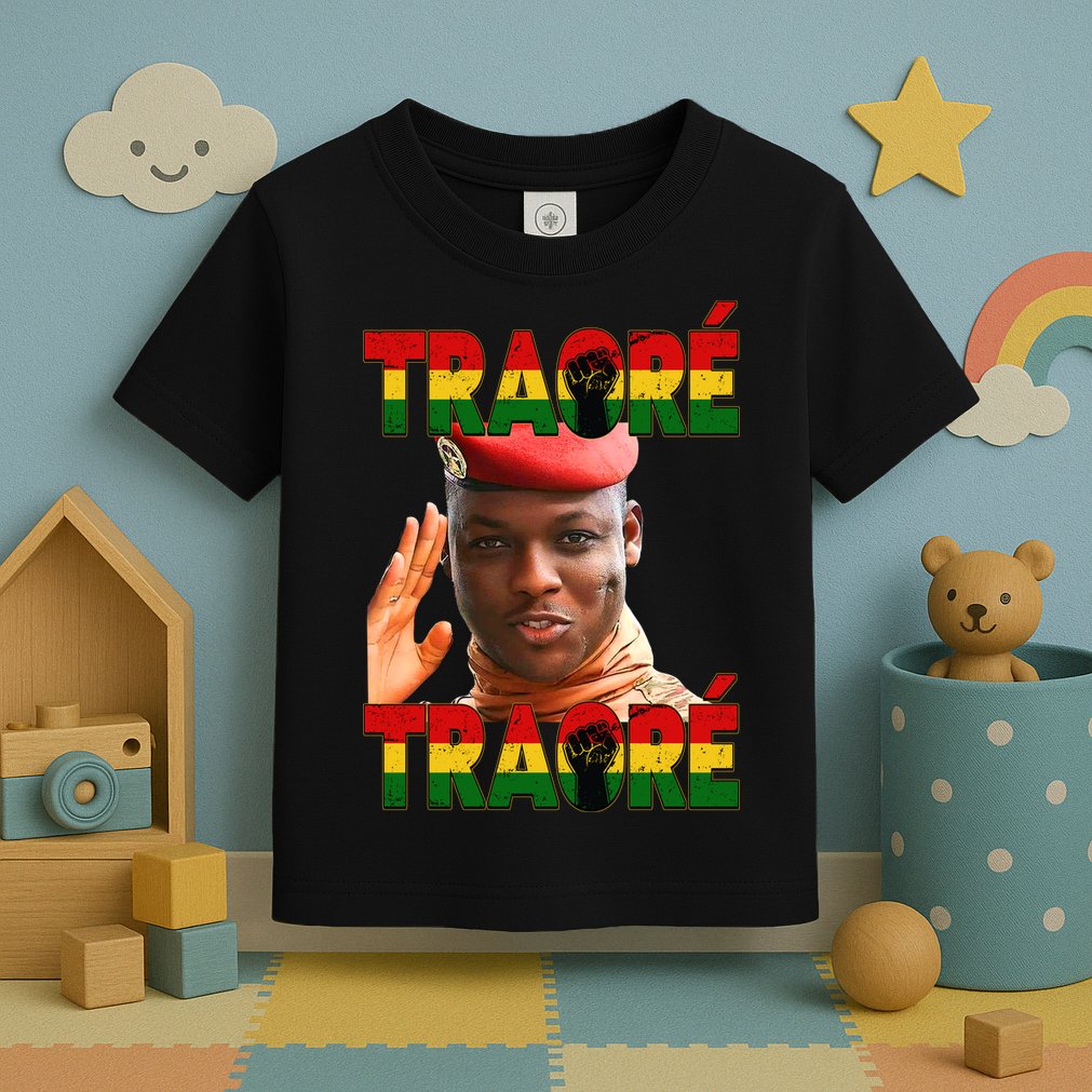 Ibrahim Traoré Burkina Faso Africa Toddler T-Shirt