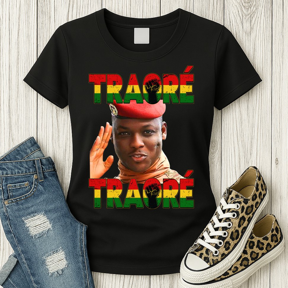 Ibrahim Traoré Burkina Faso Africa Womens T-Shirt