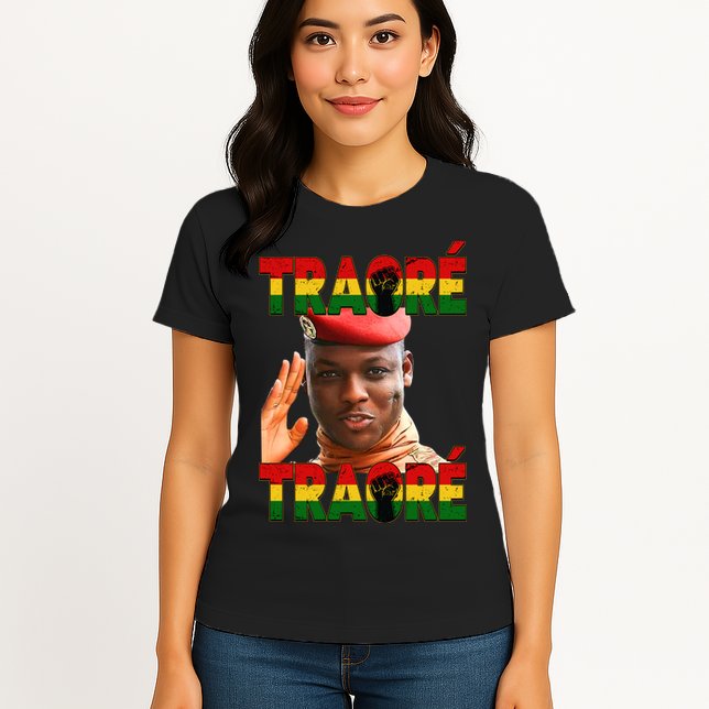 Ibrahim Traoré Burkina Faso Africa Womens T-Shirt
