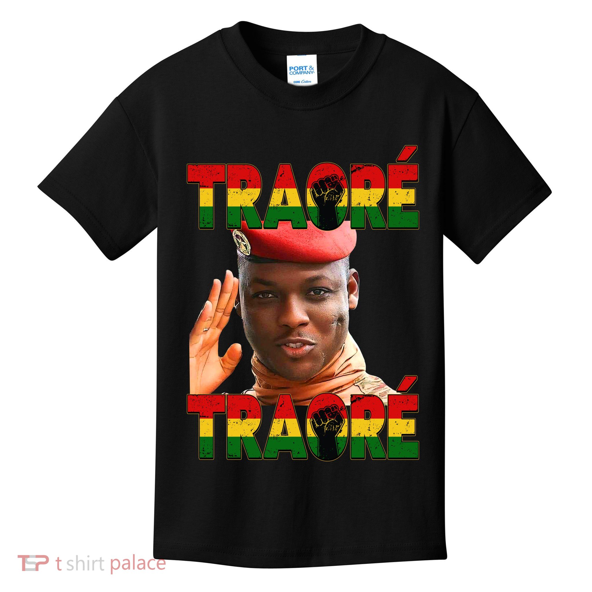 Ibrahim Traoré Burkina Faso Africa Kids T-Shirt
