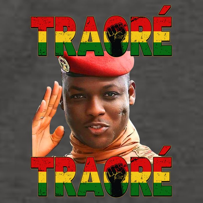 Ibrahim Traoré Burkina Faso Africa Vector Backpack