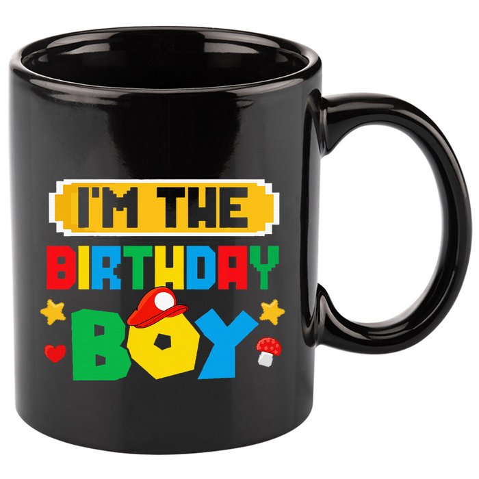 Im The Birthday Boy Game Gaming Family Matching 11oz C Handle Ceramic Mug
