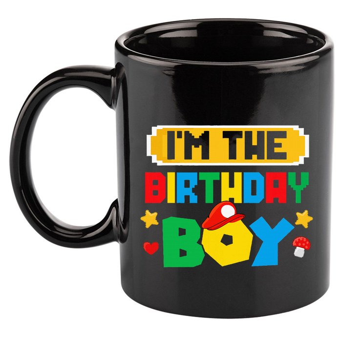 Im The Birthday Boy Game Gaming Family Matching 11oz C Handle Ceramic Mug