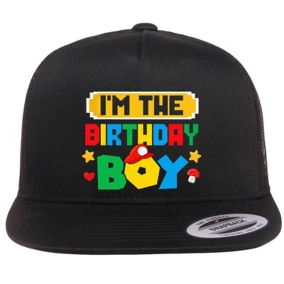 Im The Birthday Boy Game Gaming Family Matching Flatbill Hat