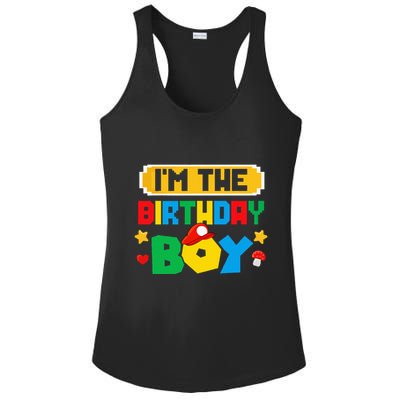 Im The Birthday Boy Game Gaming Family Matching Ladies PosiCharge Competitor Racerback Tank