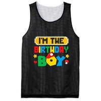 Im The Birthday Boy Game Gaming Family Matching Mesh Reversible Basketball Jersey Tank