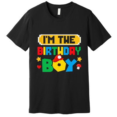 Im The Birthday Boy Game Gaming Family Matching Premium T-Shirt