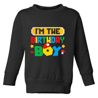 Im The Birthday Boy Game Gaming Family Matching Toddler Sweatshirt