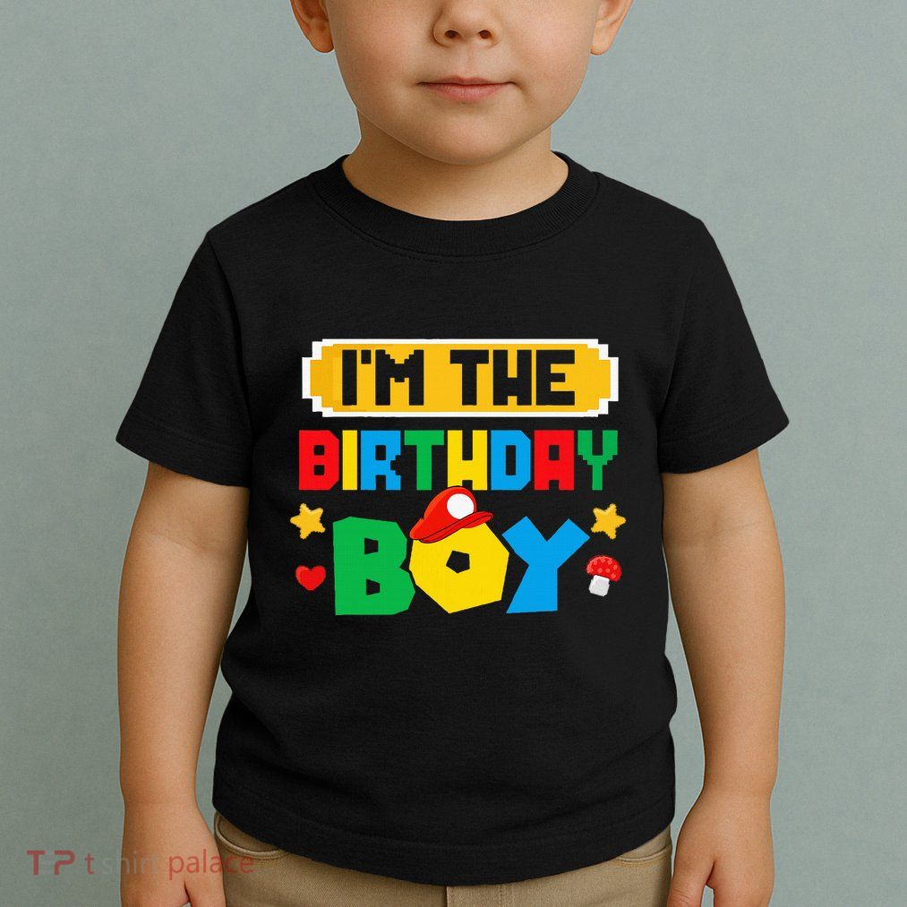 Im The Birthday Boy Game Gaming Family Matching Toddler T-Shirt