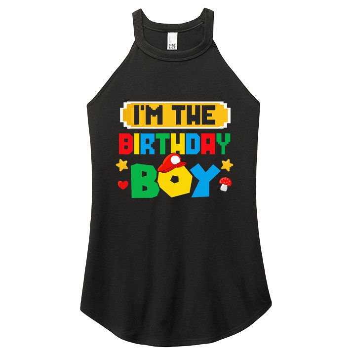Im The Birthday Boy Game Gaming Family Matching Women's Perfect Tri Rocker Tank